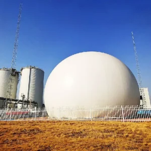 Reservatório de gás de membrana dupla