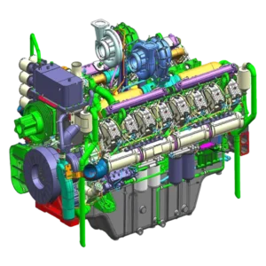 YUCHAI Motor Maquinaria YC16VTD 1800~2550Ps -Potencia de maquinaria de ingeniería